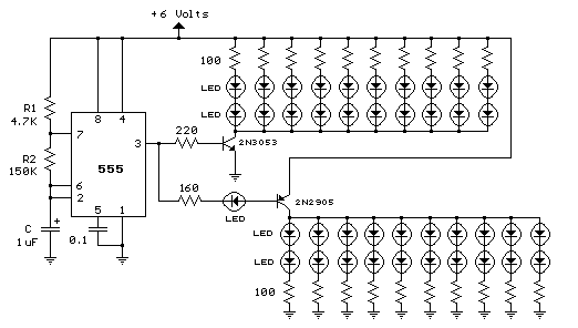 Circuit  Project: 40 LED Bicycle Light