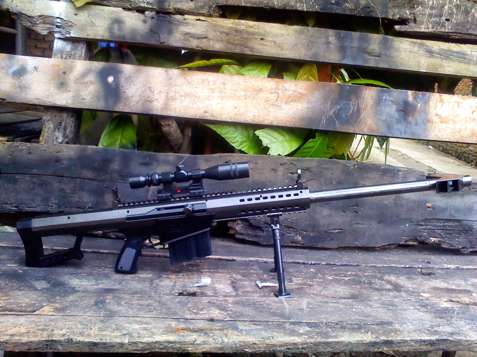 JUAL AIRSOFT GUN SPRING SNIPER hot barret M107 CUSTOOM toko online