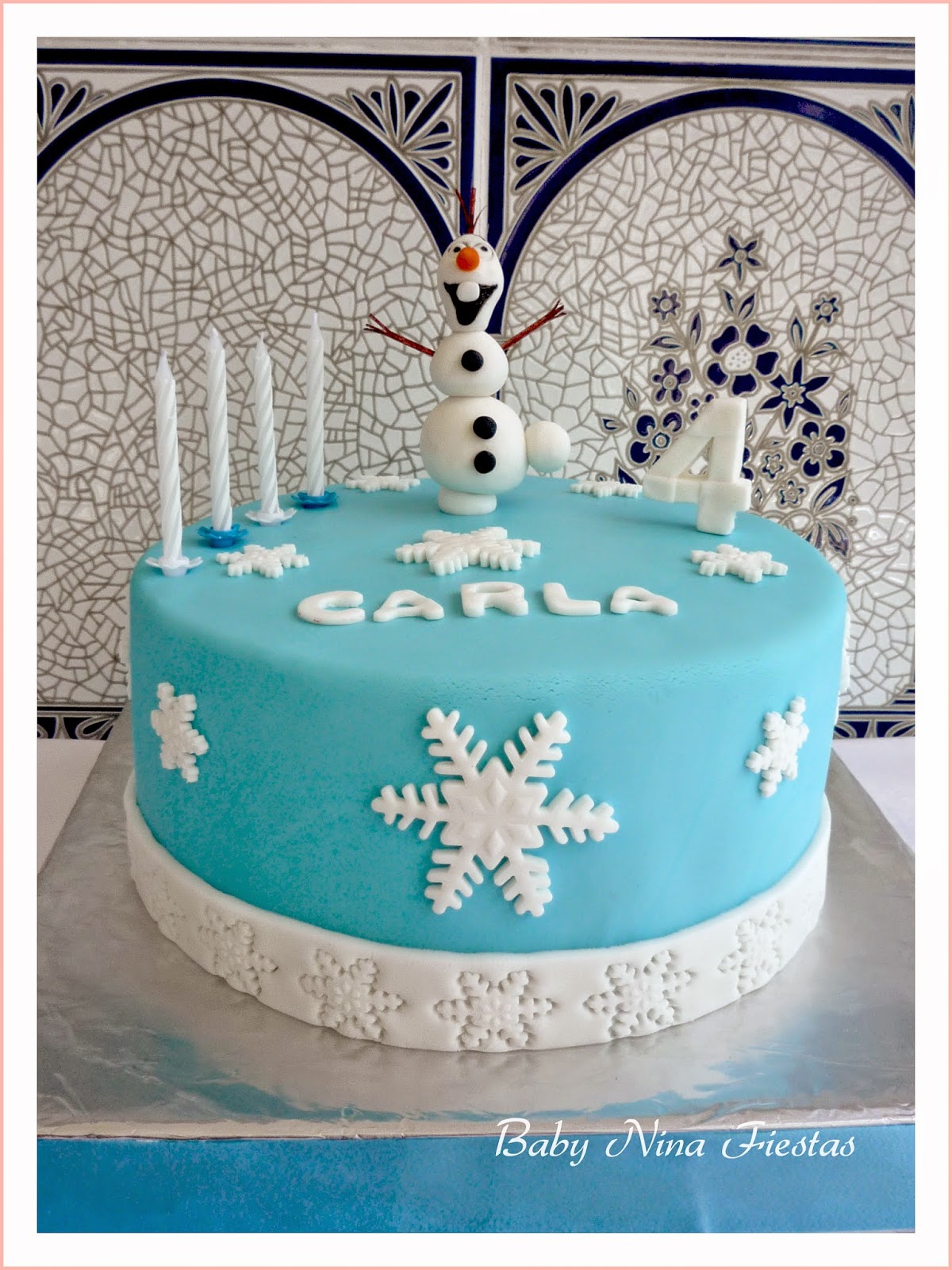 Cumpleaños Frozen  Natalia y sus Tartas