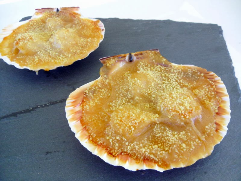 Gourmande ou passionnée... Coquilles saint jacques au cidre