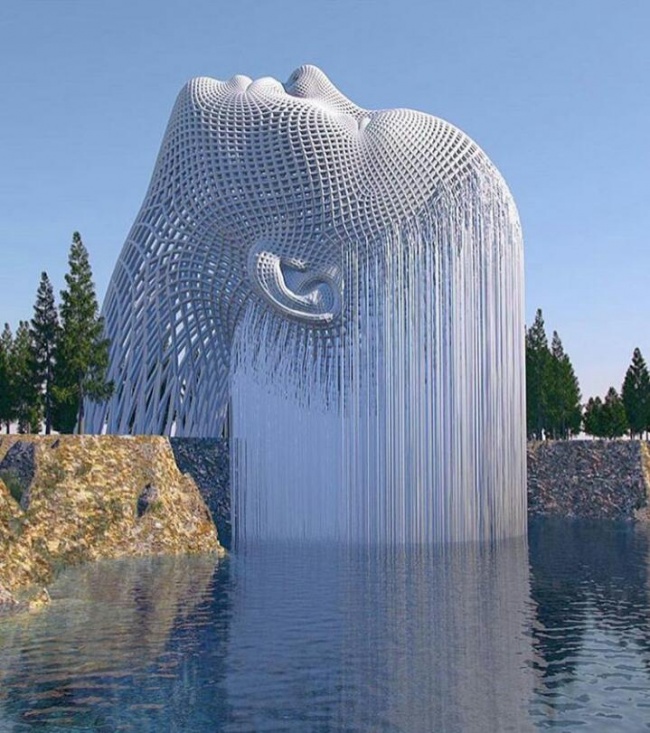 18 Amazing Fountains From All Over The World That Are Real Works Of Art - Digital Fountain (3D Image, to be constructed)