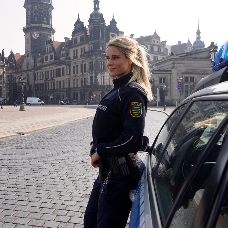 the German police and Fitness Model Adrienne Koleszar the German police and Fitness Model Adrienne Koleszar