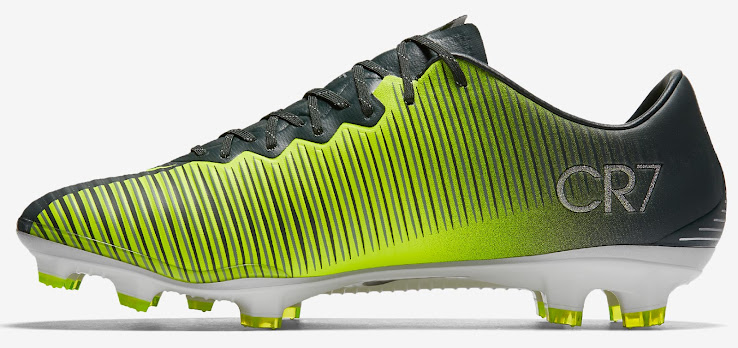cr7 boots green