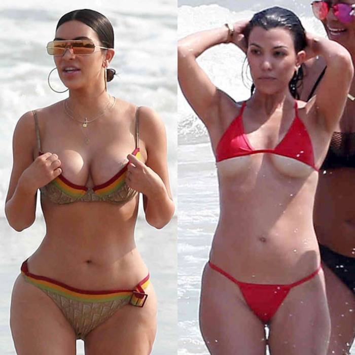 Kim Kardashian Goes on a Bikini Pic Posting Spree in Three.