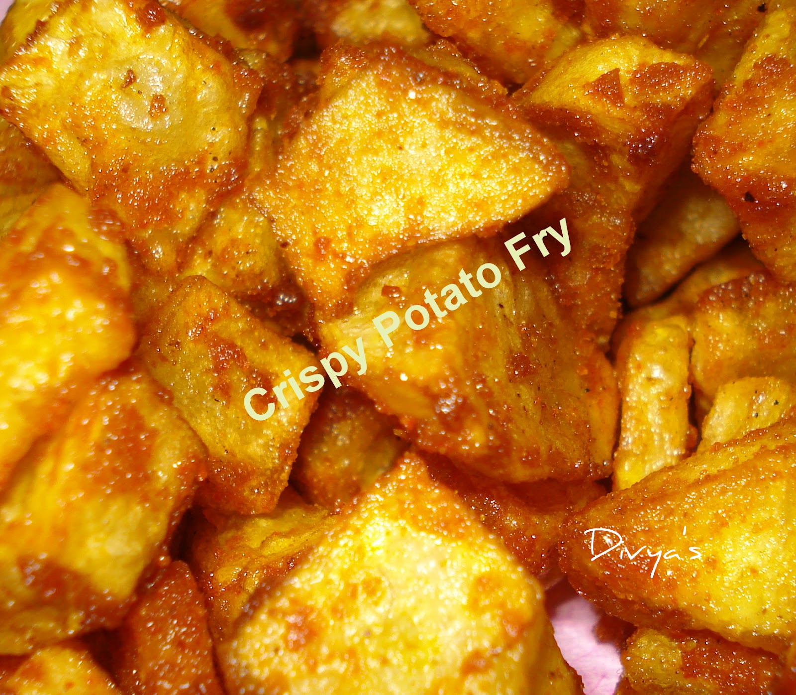 Crispy Potato Fry Sidedish for Lemon Rice You Too Can Cook