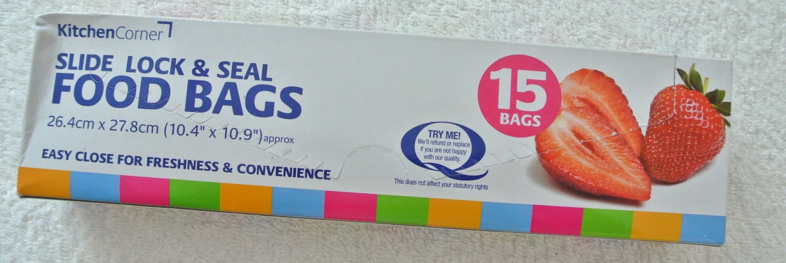 Bargain Brit Buys Poundland Slide Lock & Seal food bags