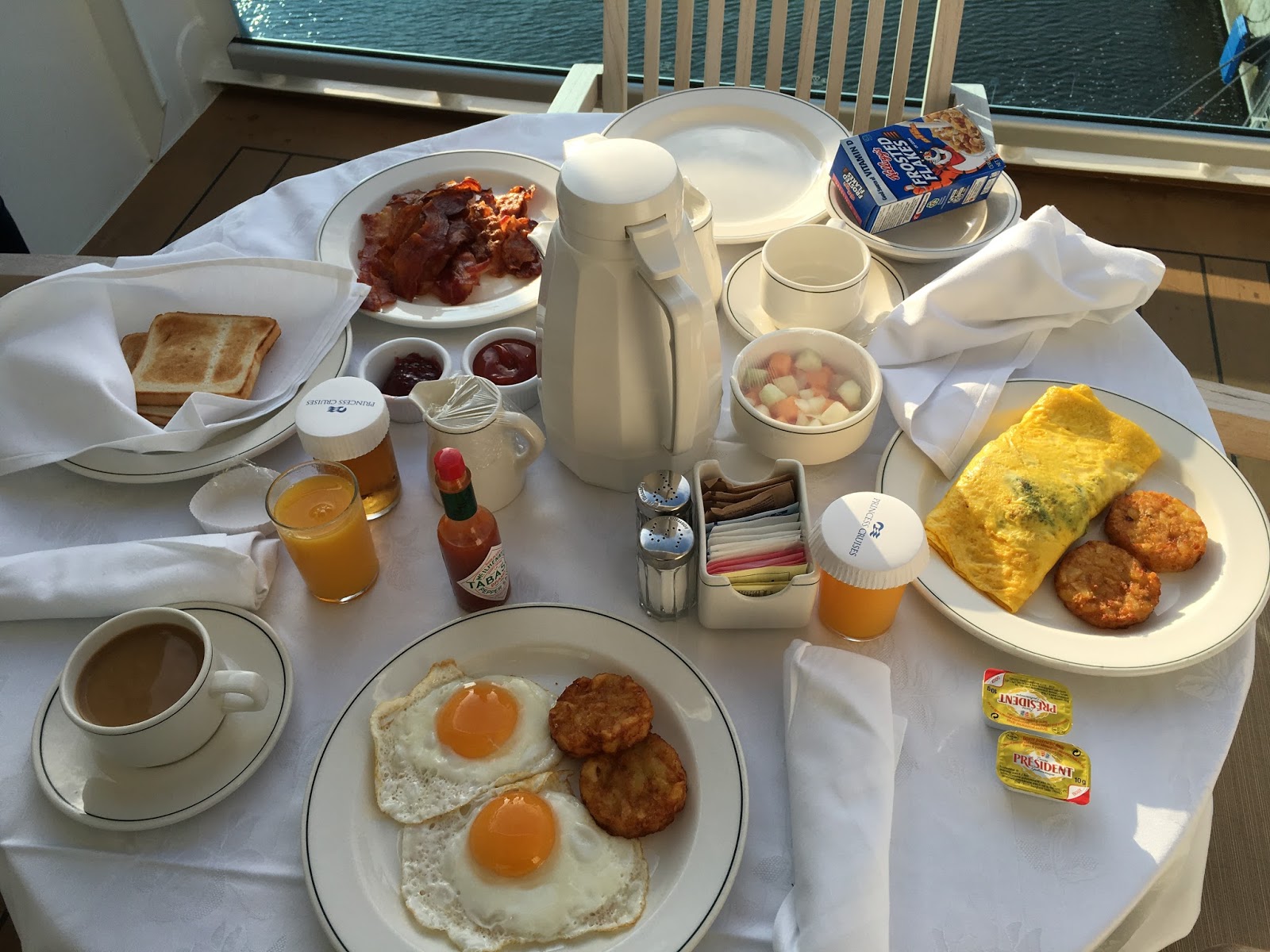 GREAT EATS HAWAII BREAKFAST ROOM SERVICE REGAL PRINCESS