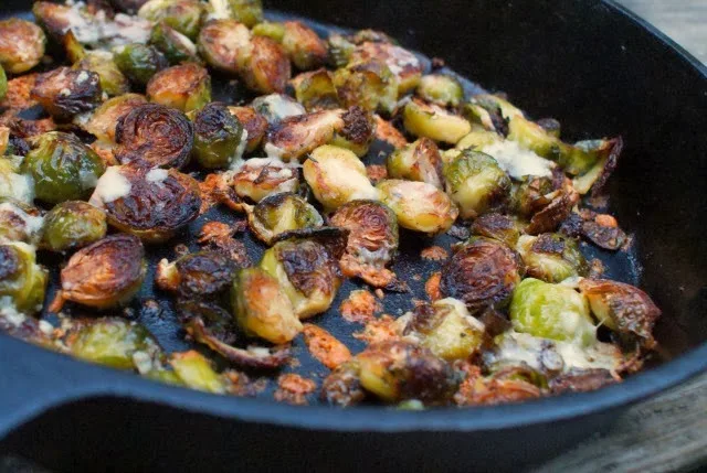 Roasted Parmesan Brussels Sprouts