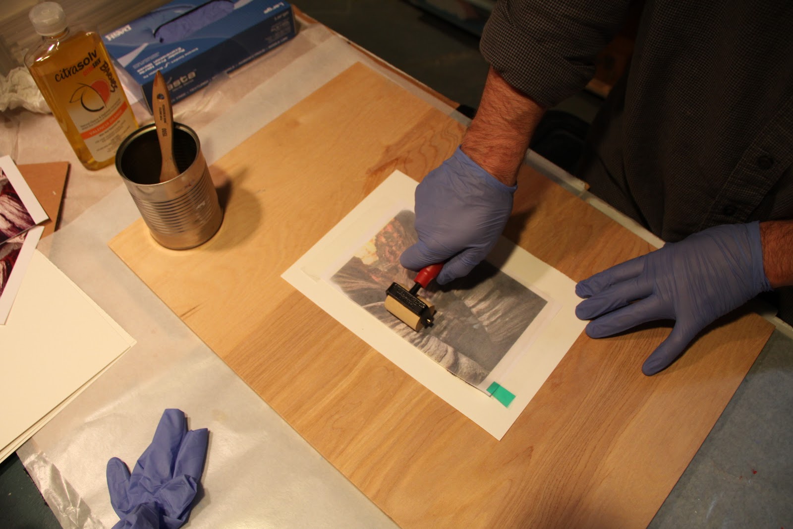 Monotype Printmaking LaserJet Transfer