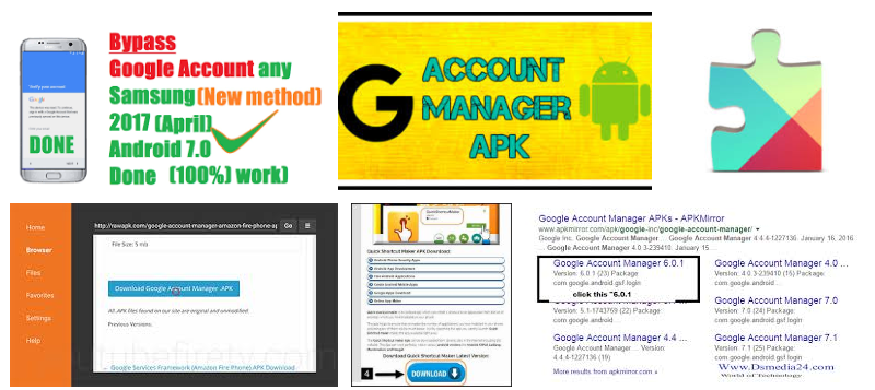 google account manager apks
