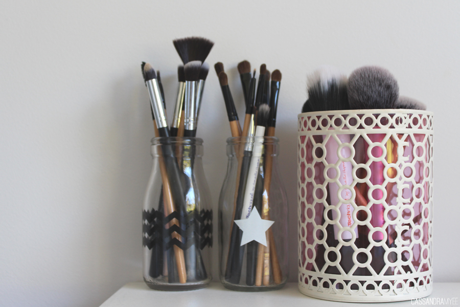 BRUSH HOLDERS Printed Milk Bottles + Potential DIY Inspiration — CassandraMyee NZ Beauty Blog