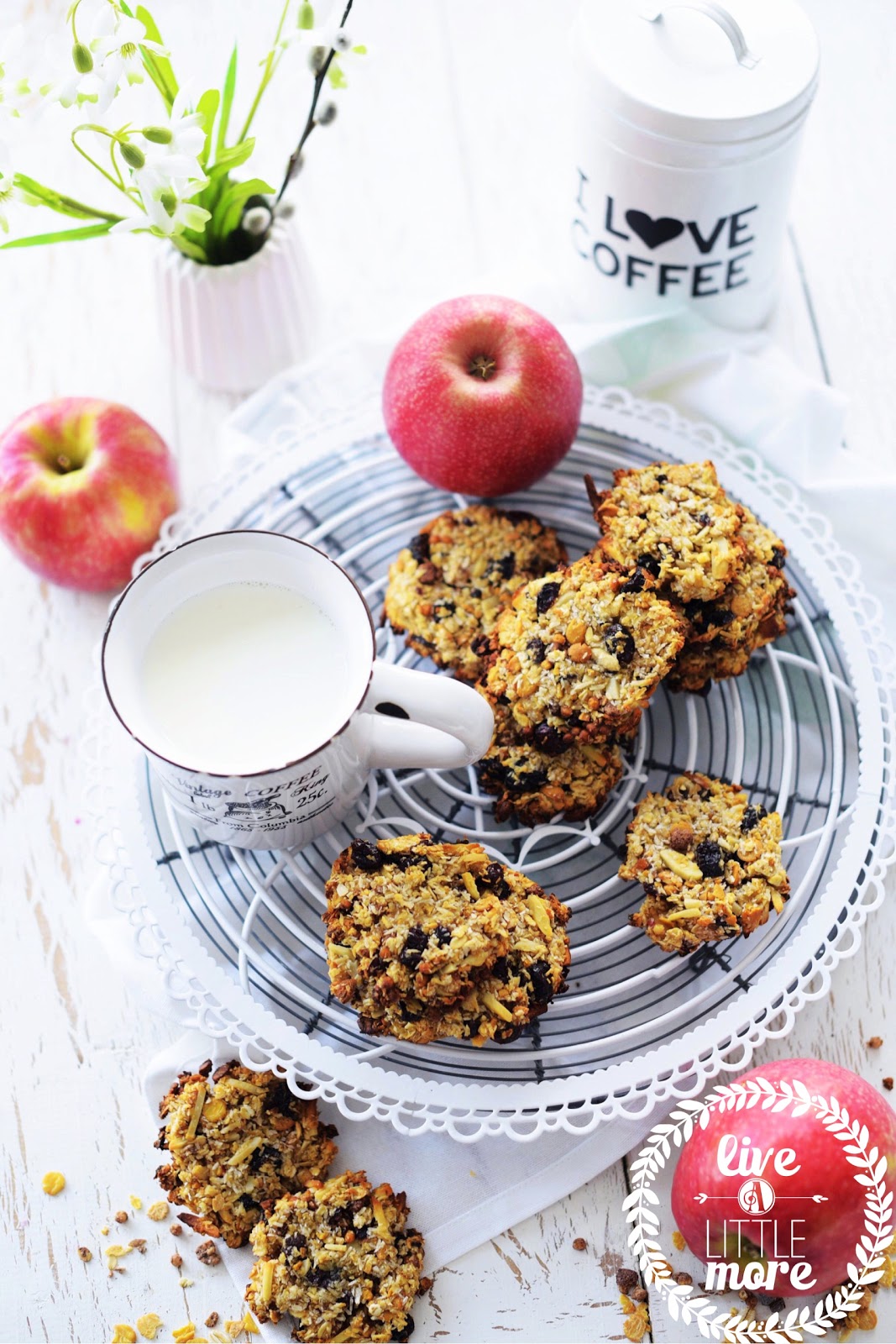 Kessy's Pink Sugar: Müsli Cookies - healthy & chewy Kessy's Pink Sugar: Müsli Cookies - healthy & chewy