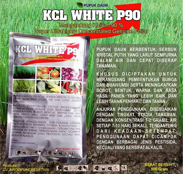 Harga Pupuk Daun KCL White P90