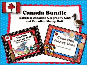 http://www.teacherspayteachers.com/Product/Canada-Bundle-Canadian-Geography-and-Canadian-Money-Unit-1122036