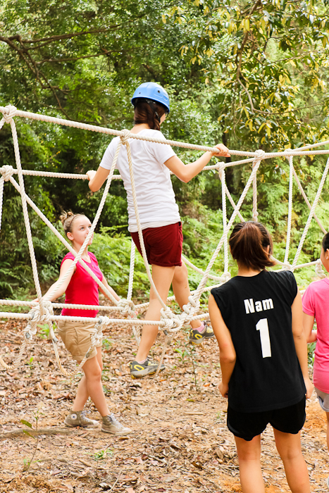 From Stanwood to Seoul: Day 4: Low Ropes Course