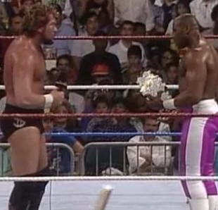 WWF ROYAL RUMBLE 1991 - Virgil finally confronts Ted Dibiase