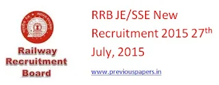 RRB JE/ SSE Recruitment Previous papers