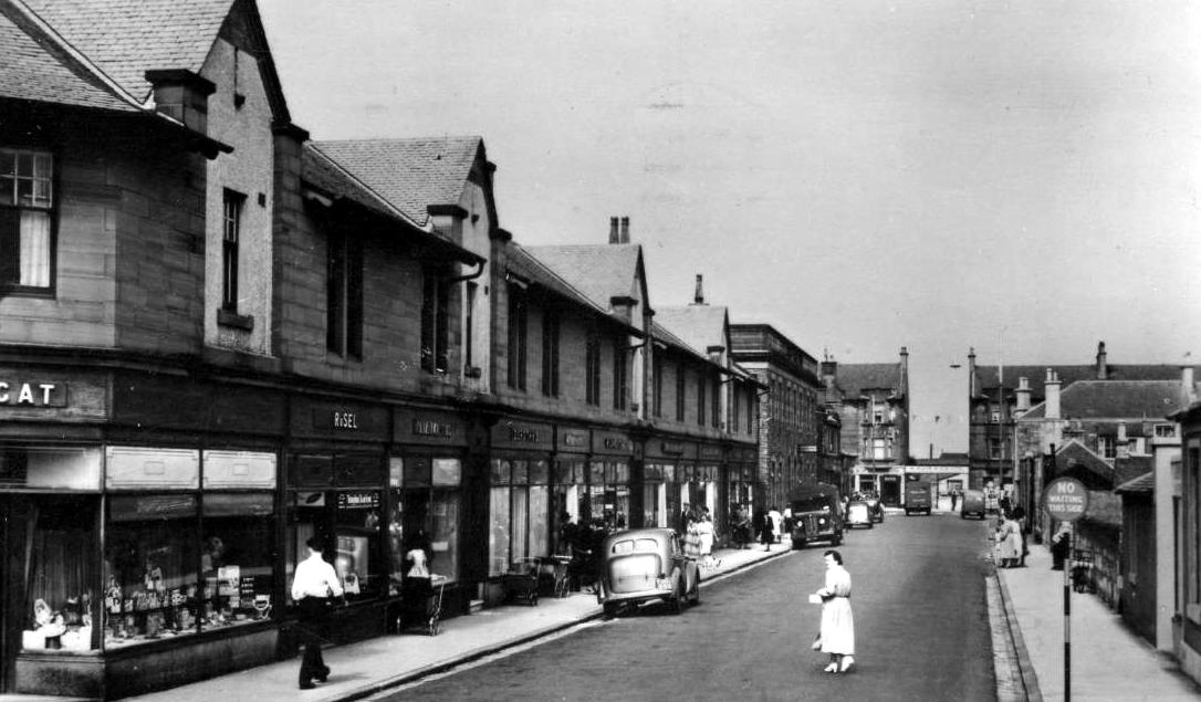 Tour Scotland Old Travel Blog Photograph Church Street Troon Scotland