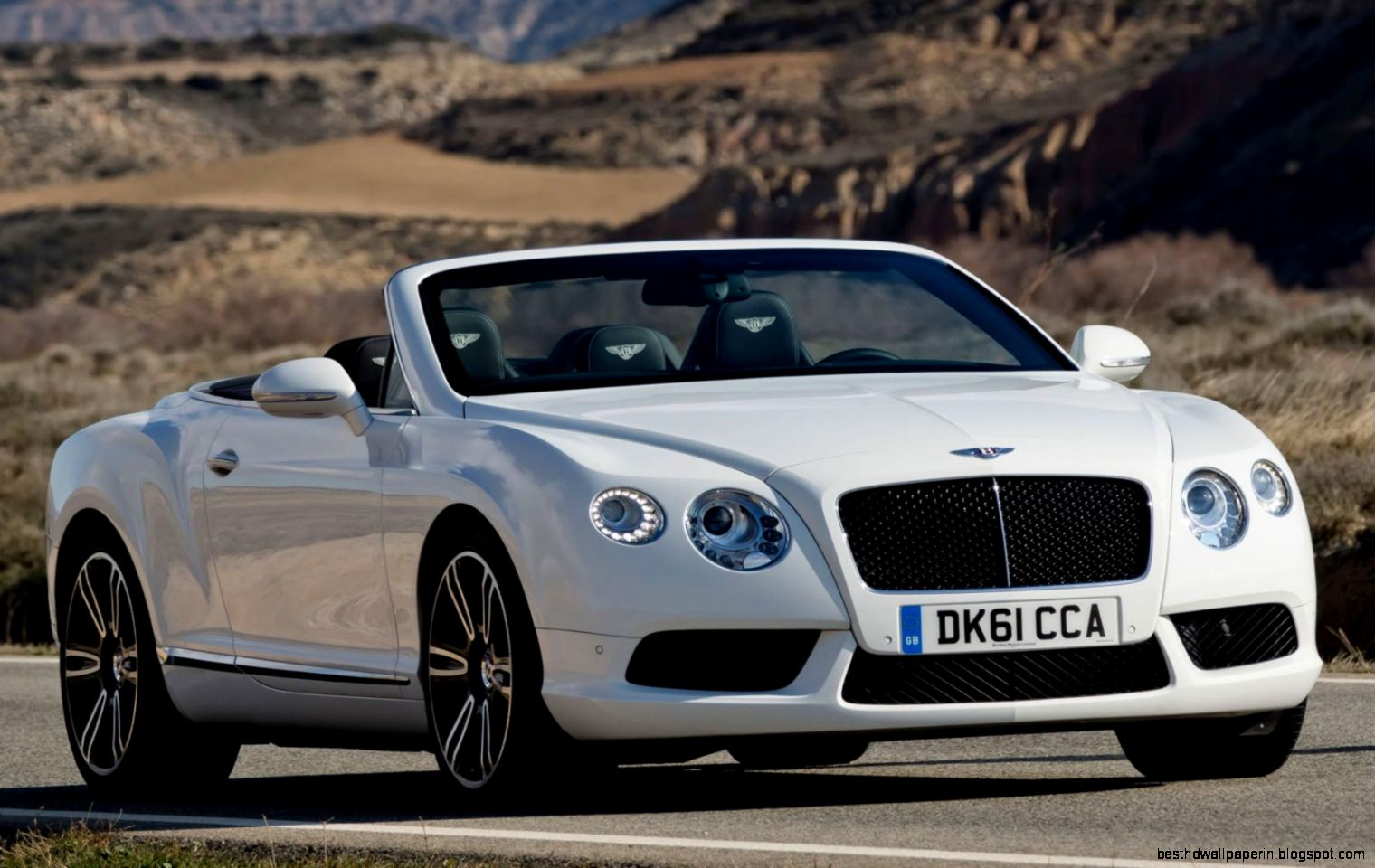 2015 Bentley Continental GT Speed Convertible White HD Wallpaper