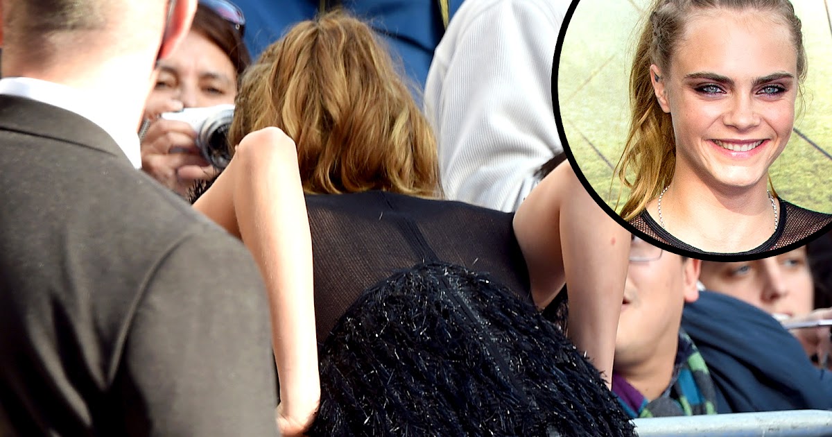 Cara Delevingne suffered a serious nip slip upskirt on the ramp of the day....