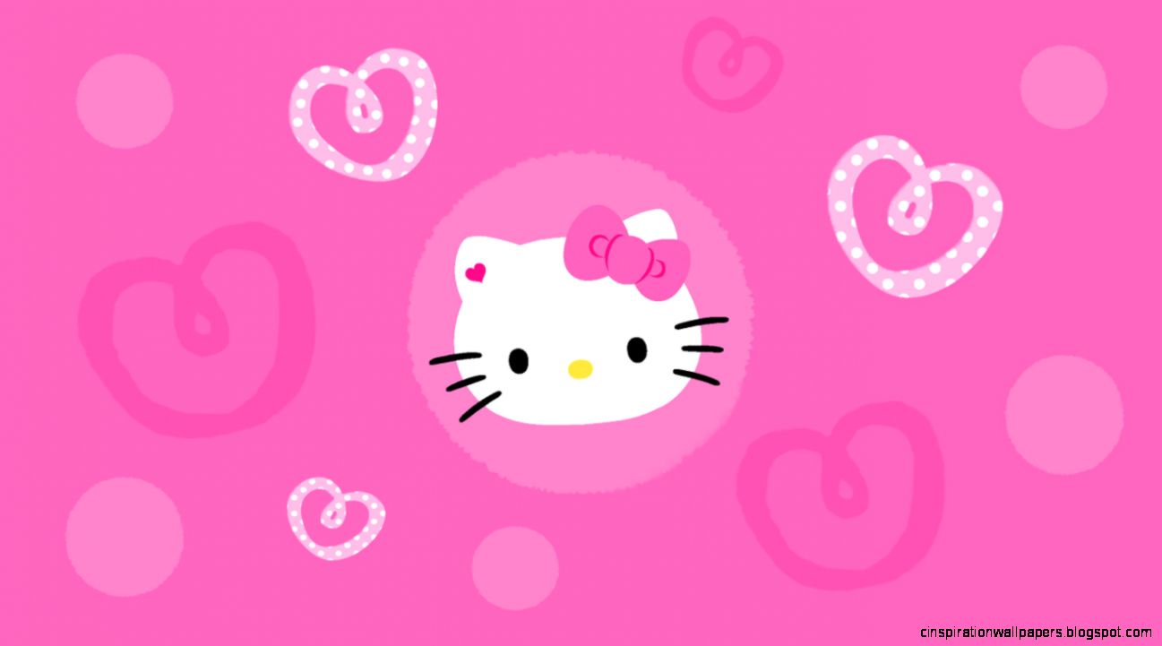 Download Hello Kitty Pink Wallpaper 1366x768  Full HD Wallpapers