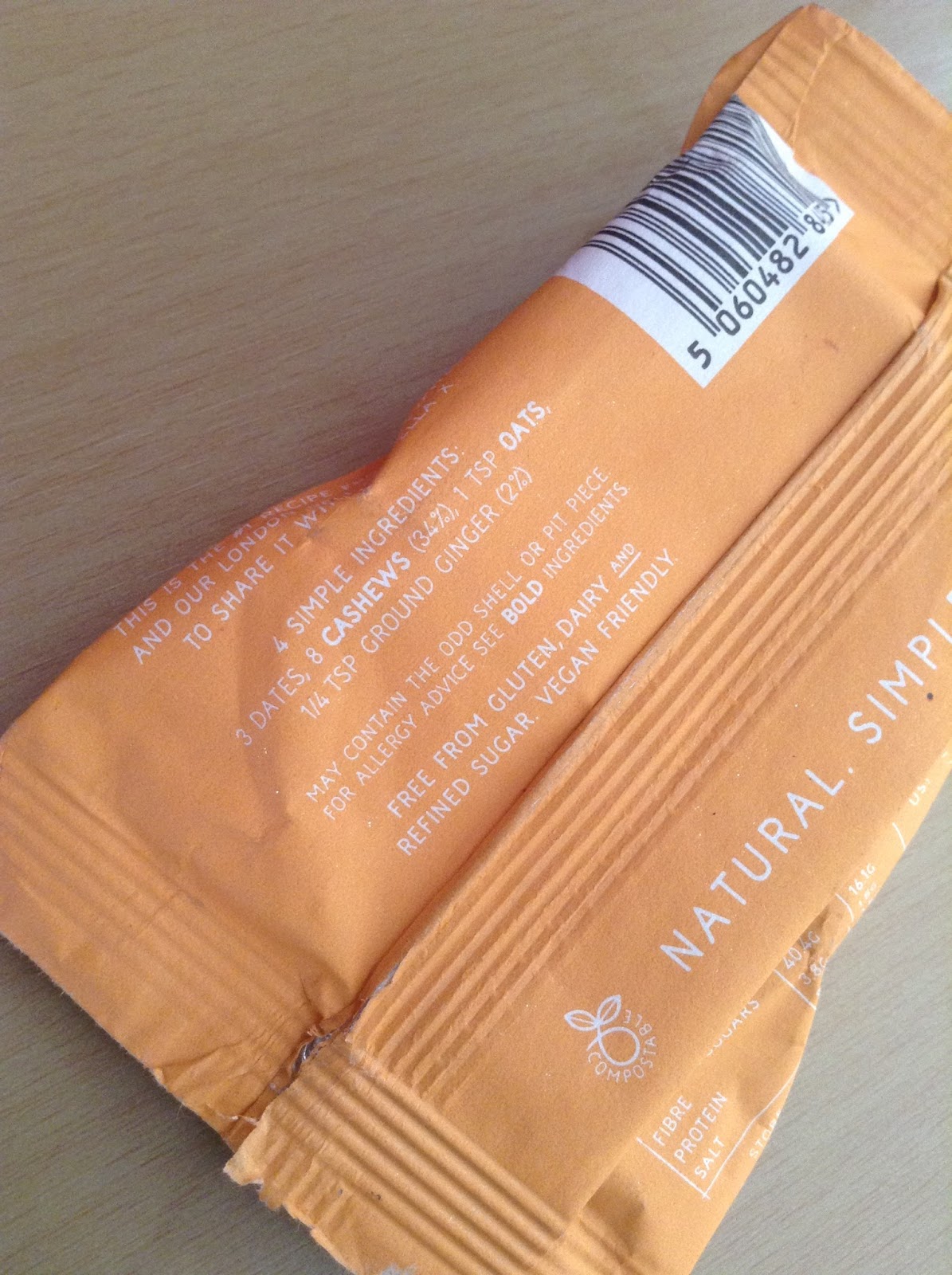 Deliciously Ella Cashew & Ginger Energy Balls