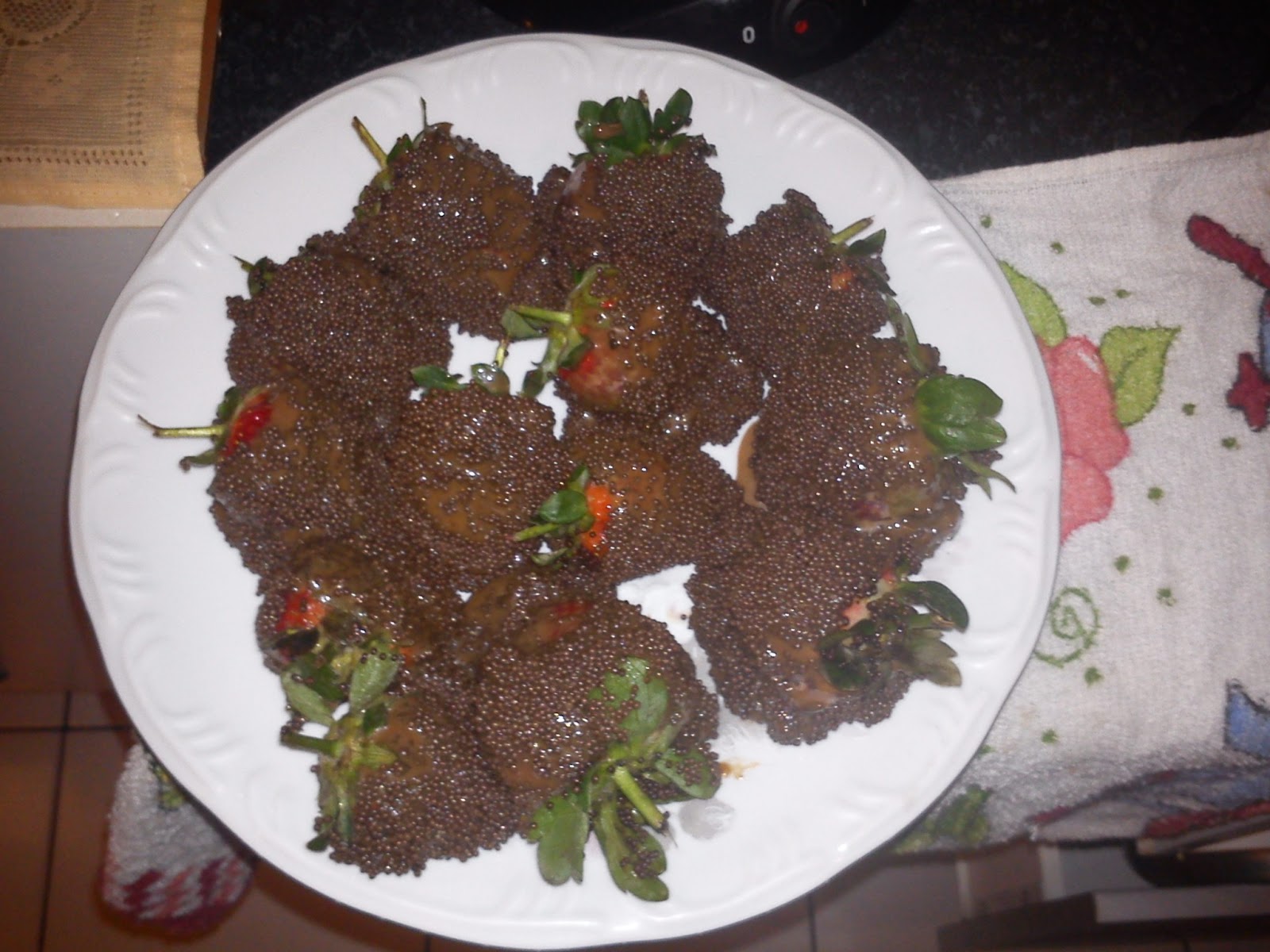 Receitas Da Flavinha Morangos Cobertos Com Brigadeiro