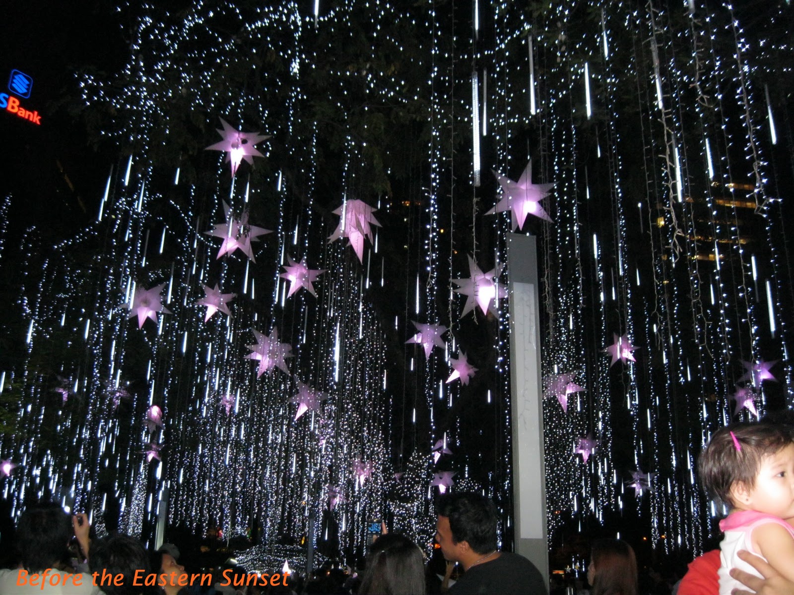 Dancing Lights at Ayala Triangle |Before the Eastern Sunset