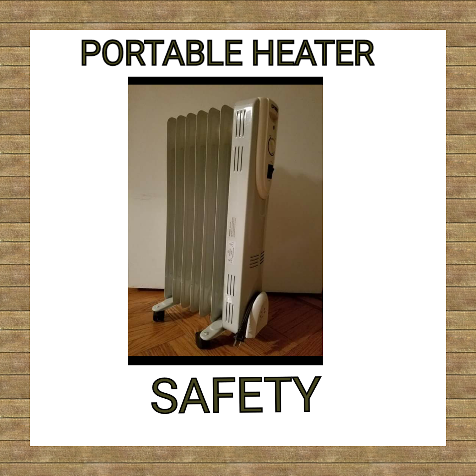 Hi Tech Refuge Portable heater safety