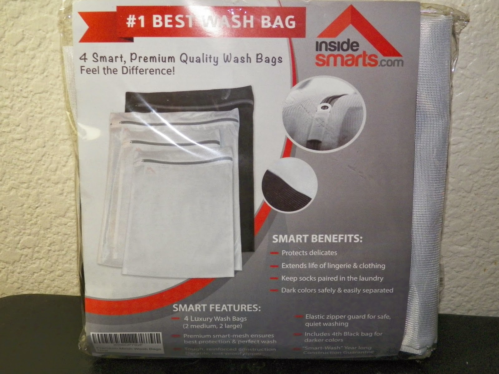 mygreatfinds Set of 4 Premium Delicates Laundry Bags From InsideSmarts