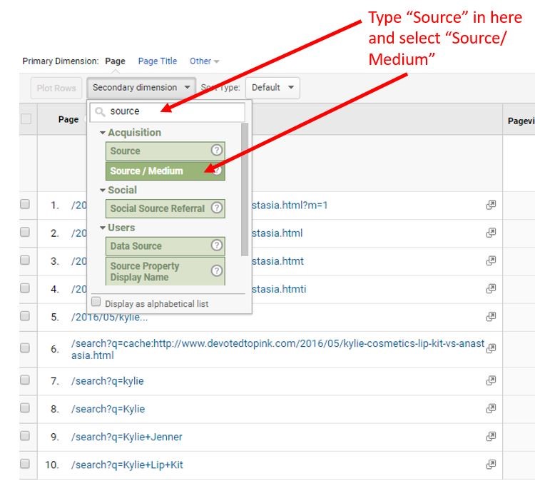 How To Identify What Is Driving Traffic To Your Blog Post - A Step By Step Google Analytics Guide