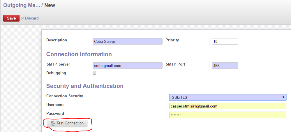 Сервер gmail com