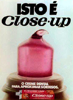 propaganda creme dental Close Up - 1971; os anos 70; propaganda na década de 70; Brazil in the 70s, história anos 70; Oswaldo Hernandez;