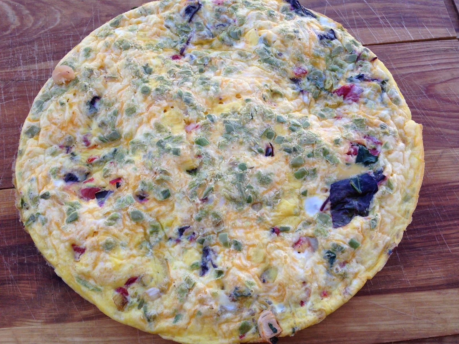 menu managed Kale and Pepper Frittata