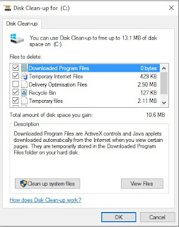 disk clean up windows old
