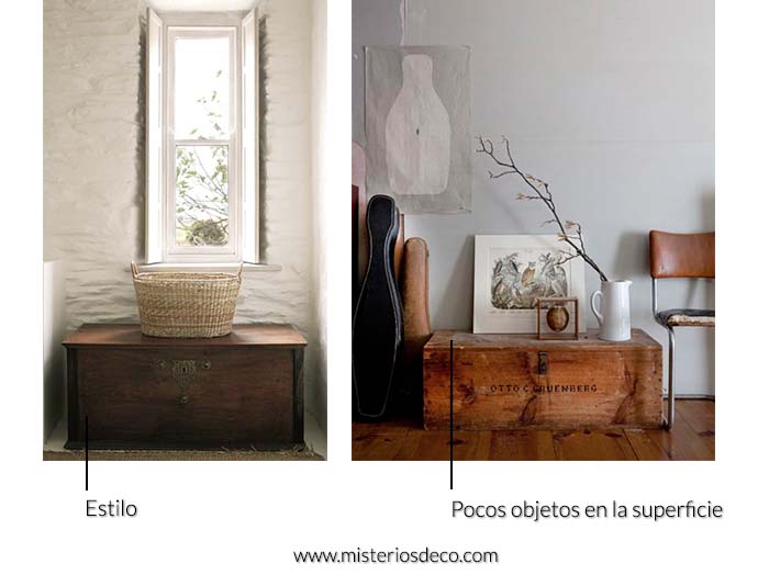 decorar con baúles