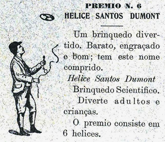 Propaganda da Hélice Santos Dumont (brinquedo) - 1906