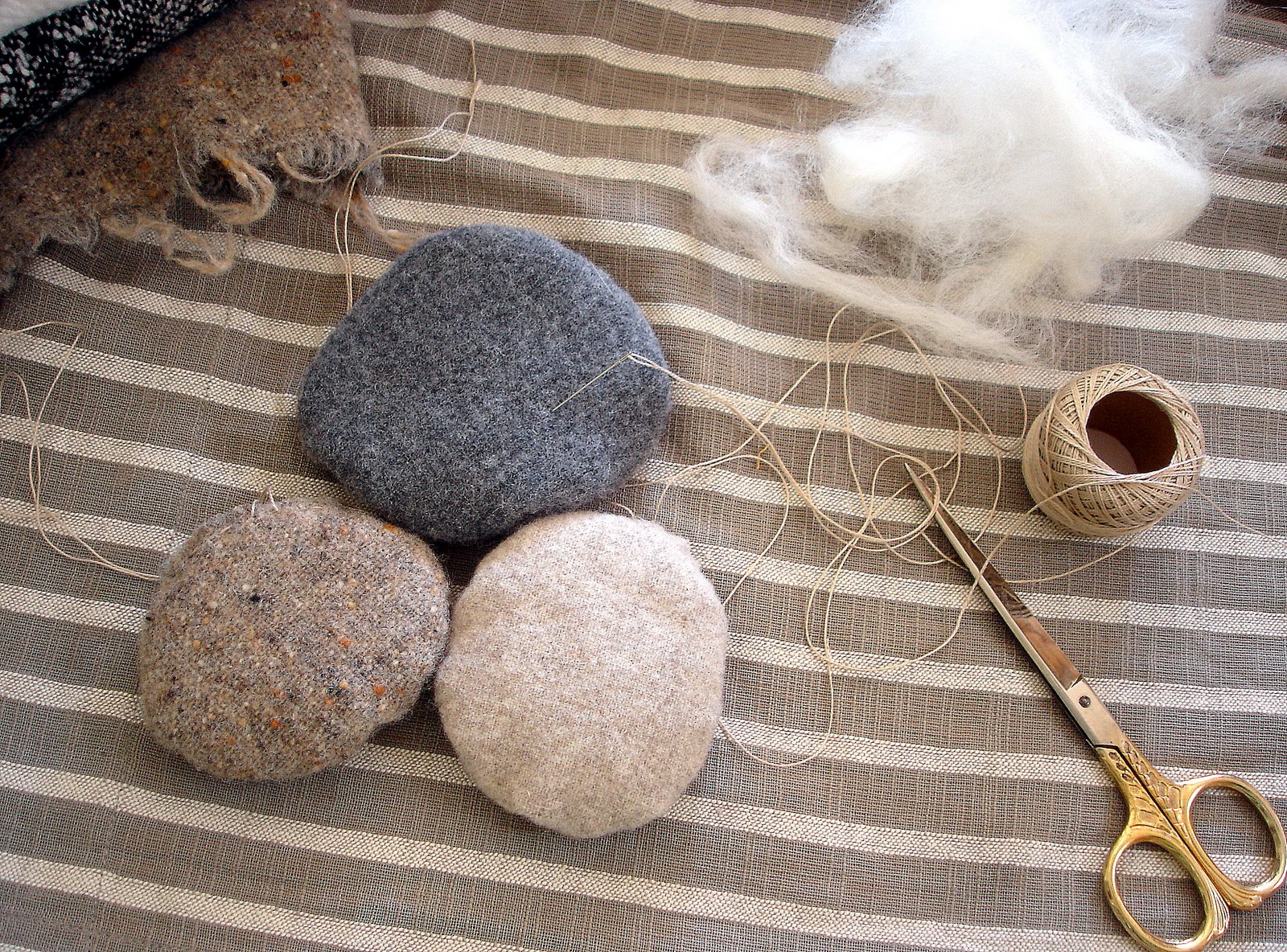 woman with wings wool stone rug