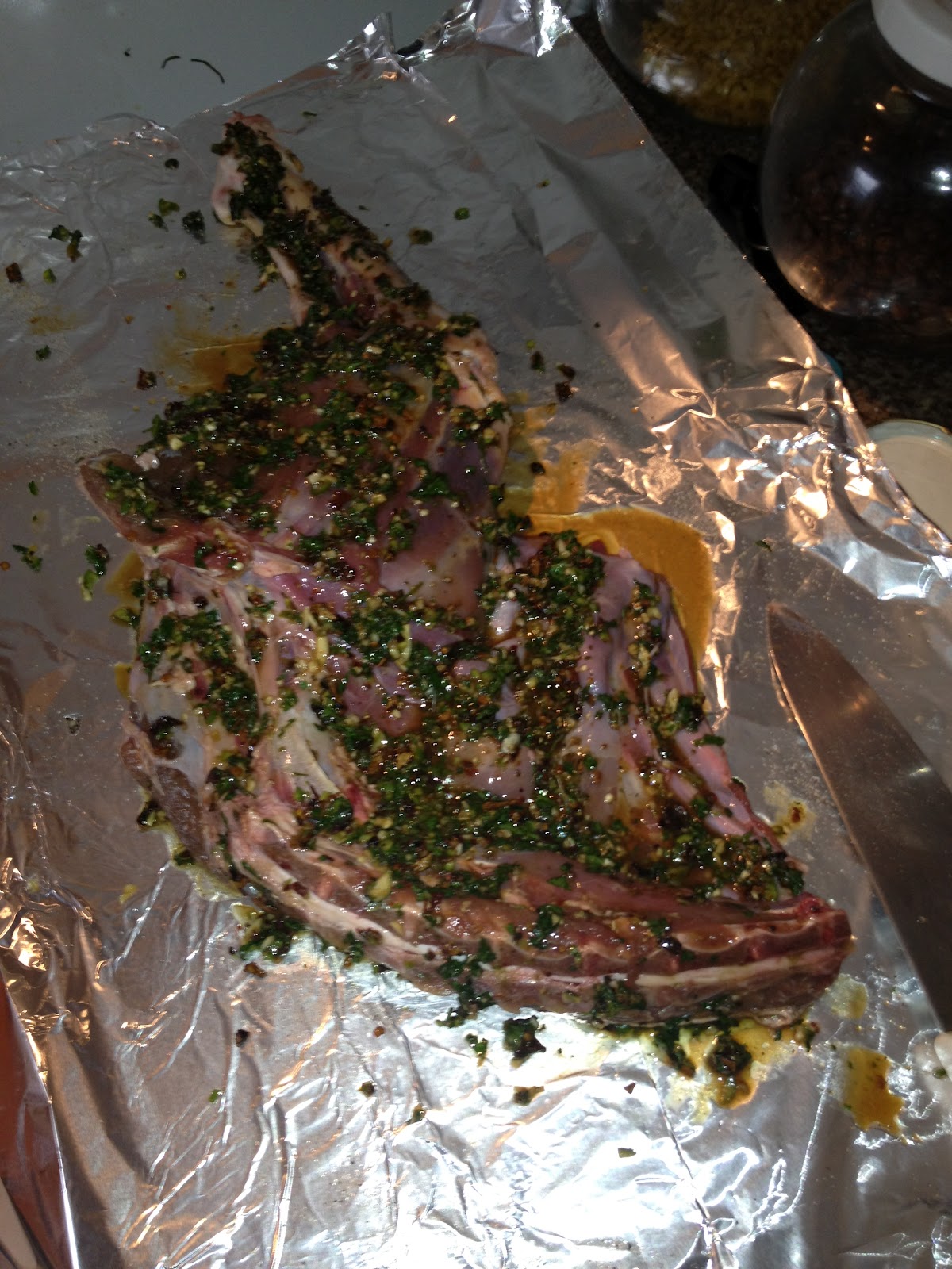 Maison Fume' Smoked Goat with Chilis, Herbs and Garlic