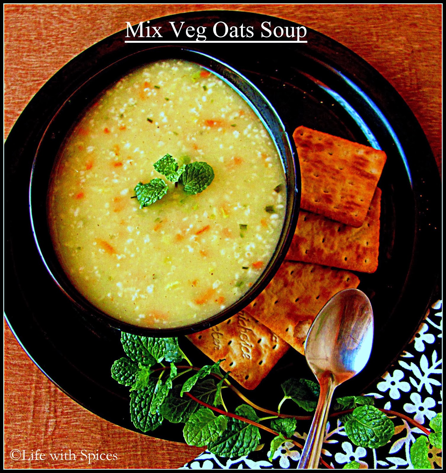 Life with spices MIX VEG OATS SOUP