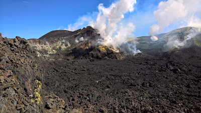 Main crater of Mount Etna, views we saw in the group tour.