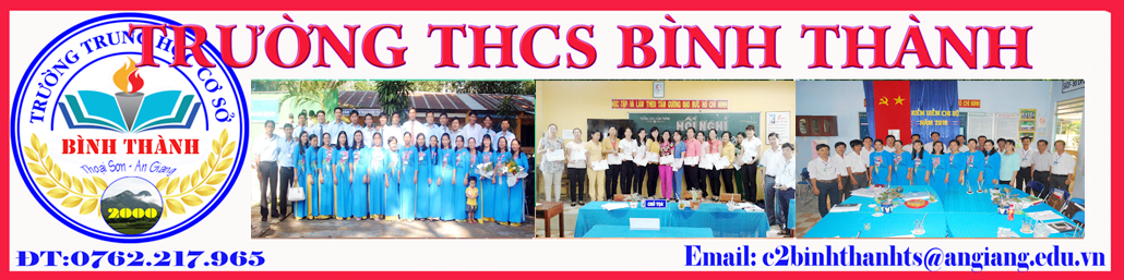 TRƯỜNG THCS BÌNH THÀNH