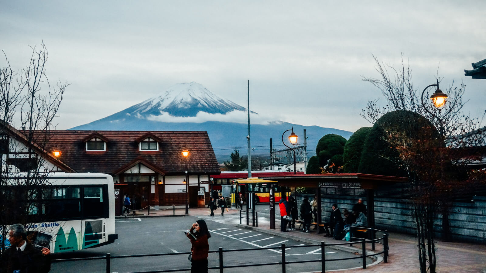 河口湖巴士看富士山
