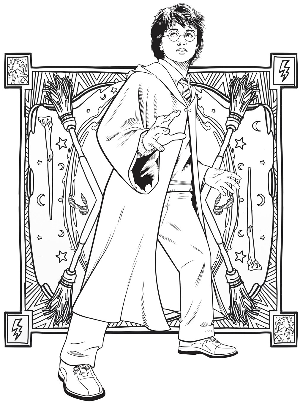 Harry Potter Colouring Book Celebratory Edition: The Best of Harry