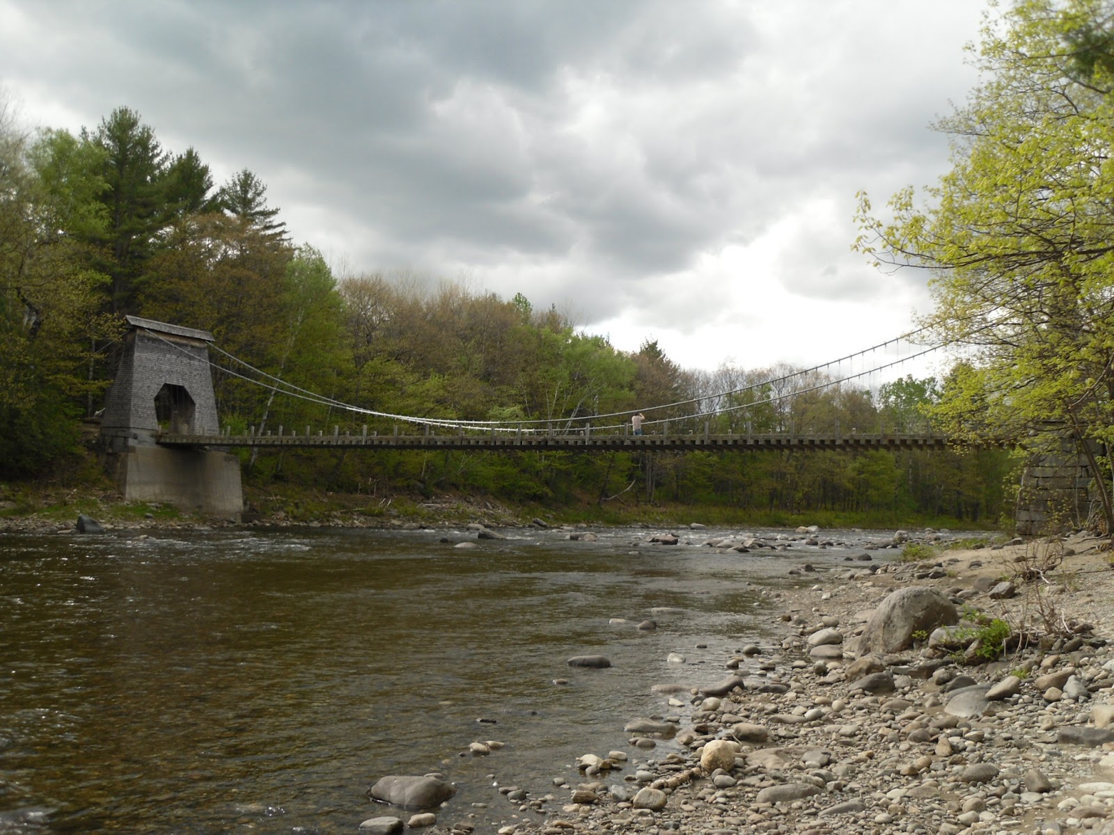 Wire Bridge New Portland, Maine