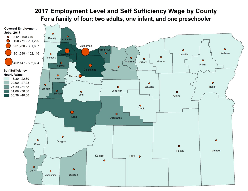 Oregon Workforce and Economic Information Exploring Living Wages in Oregon