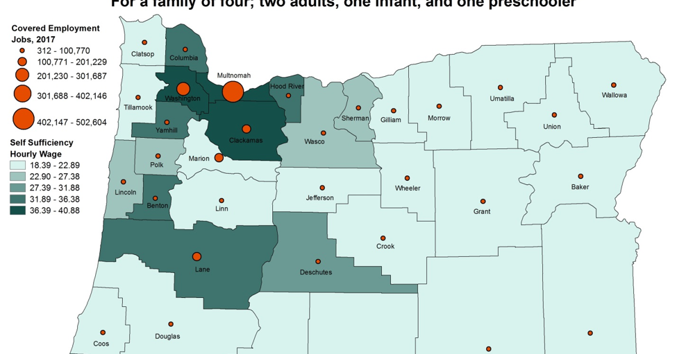 Oregon Workforce and Economic Information Exploring Living Wages in Oregon
