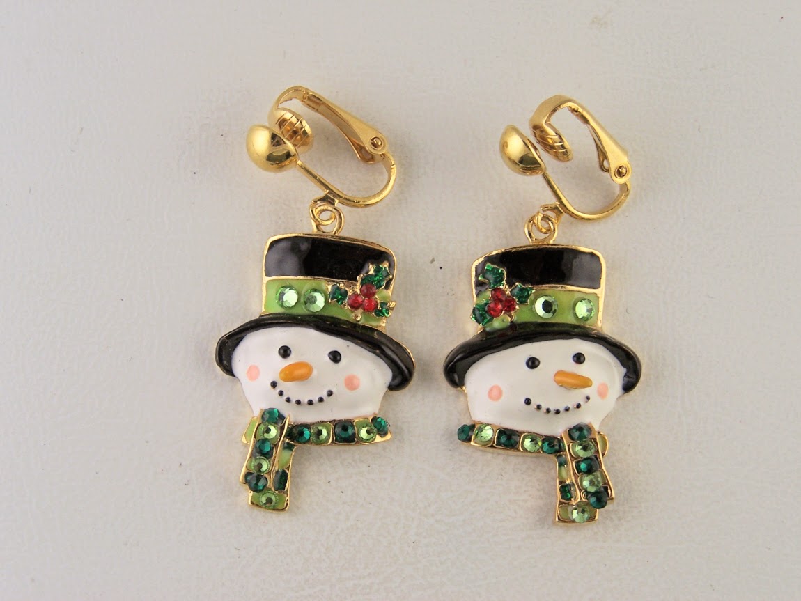 The Clip On Earring Store Stylist NEW Holiday Christmas Clip On