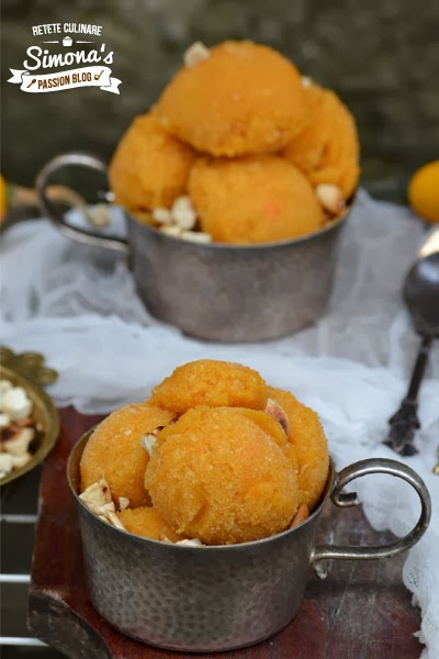 Inghetata de dovleac cu morcov si sirop de brad