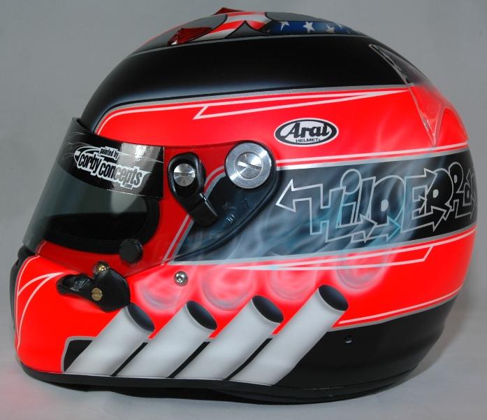 Racing Helmets Garage Arai GP6 J.R.Hildebrand by Corby Concepts